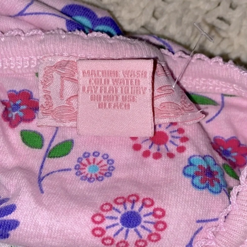 Dream Mode pink floral night shirt one size fits most